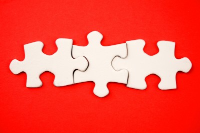 Three Puzzle Pieces