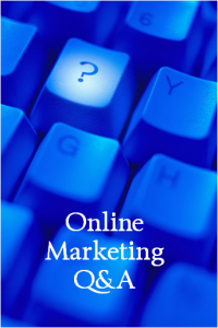 Web marketing questions about SEO, PPC, link building, social media, content marketing