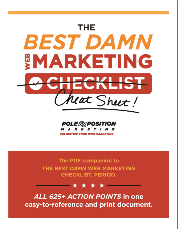 Web Marketing Cheatsheet