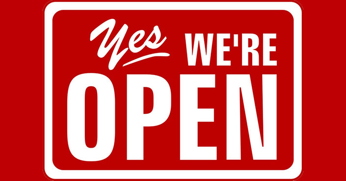 Yes, We're Open