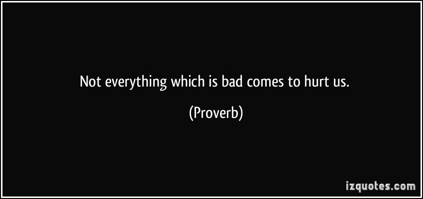 Negative SEO - Not everything which is bad comes to hurt us