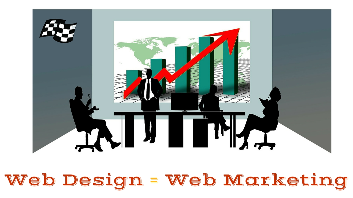 Web design is web marketing