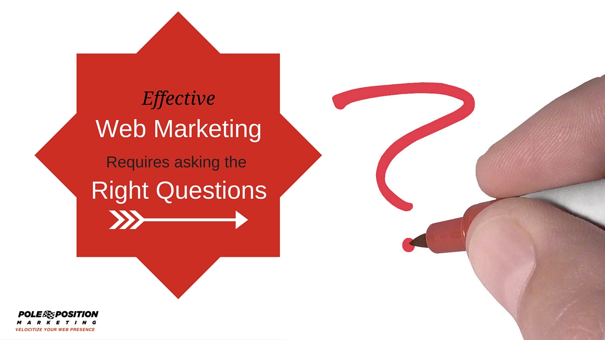 Web marketing questions to ask