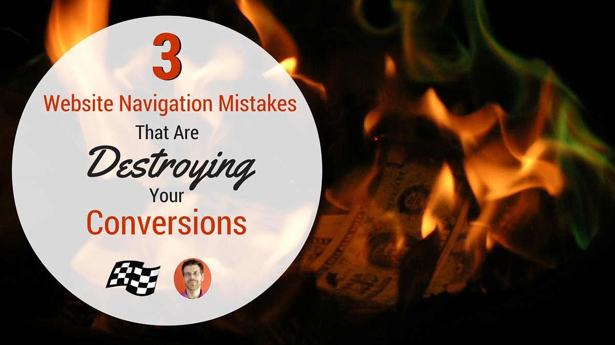 website navigation mistakes