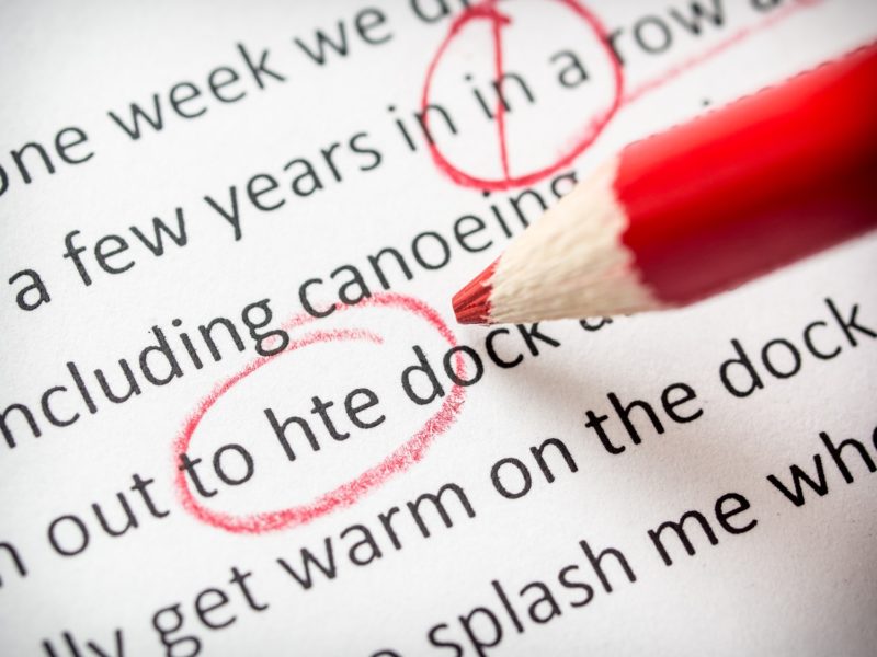 Proofread your blog article