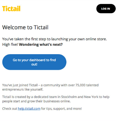 cta in welcome email example 2