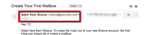 give welcome emails a human touch