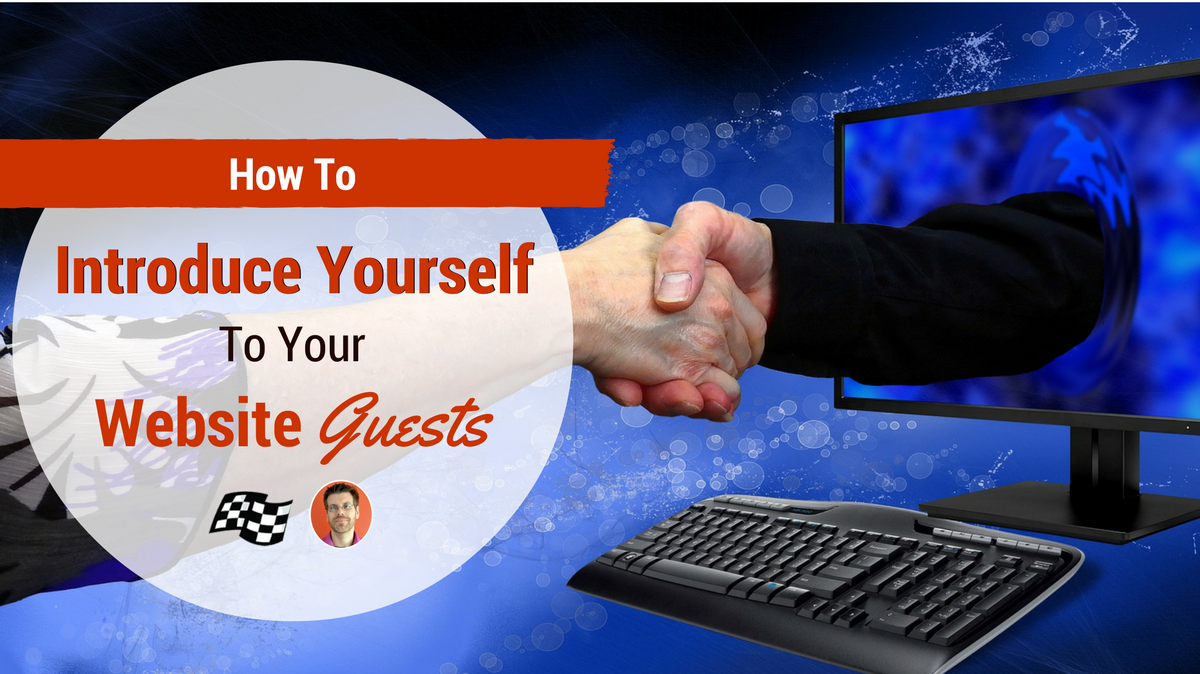introduce self to website visitors