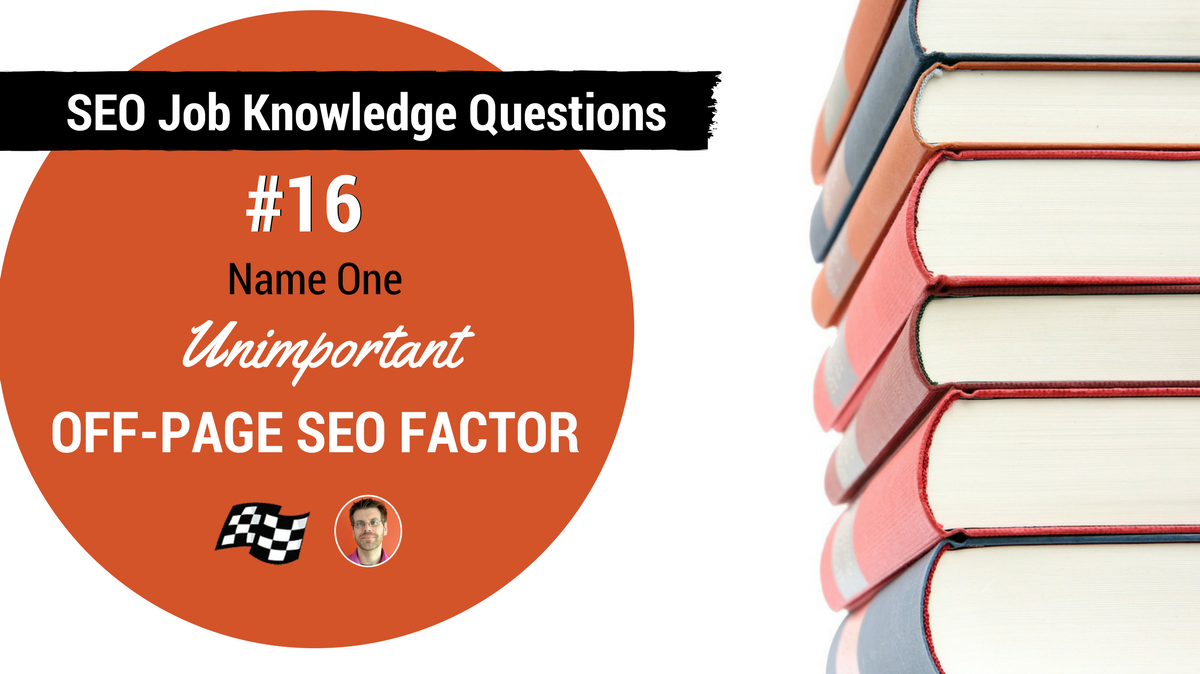 unimportant off-page seo factors