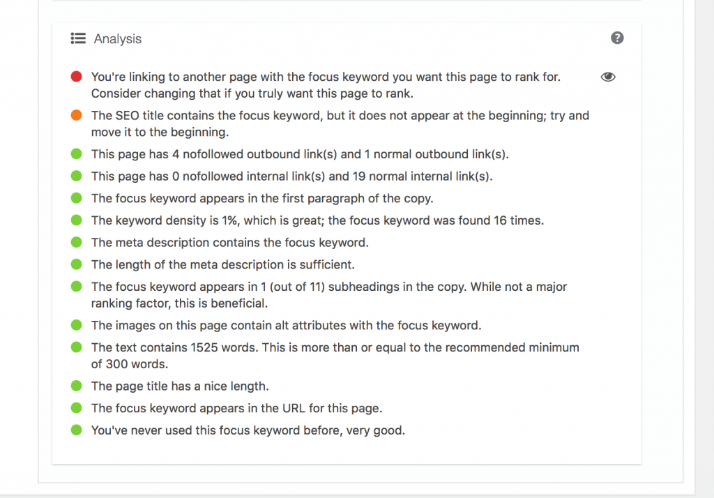 yoast snapshot