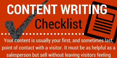 content writing checklist
