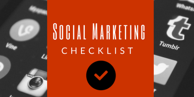 Social marketing checklist
