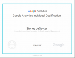 Google analytics qualification Stoney degeyter