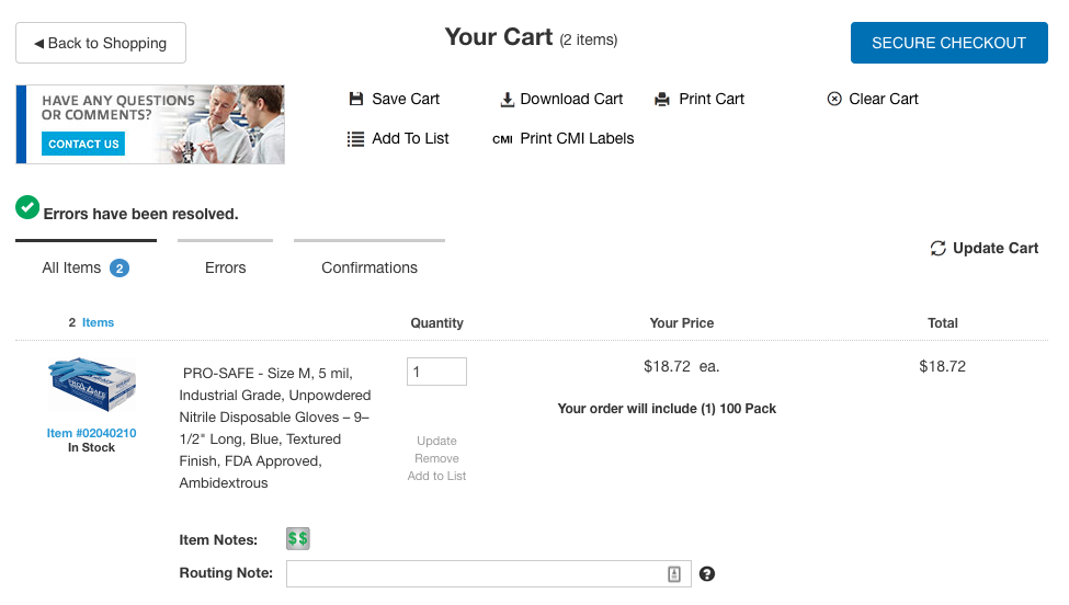 b2b ecommerce checkout process